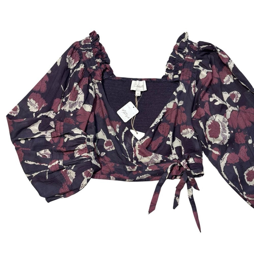 Cleobella NWT New $148 Cleobella Valencia Wrap Cotton Long Sleeve Top Size M / US 6-8 / IT 42-44 - 4 Thumbnail