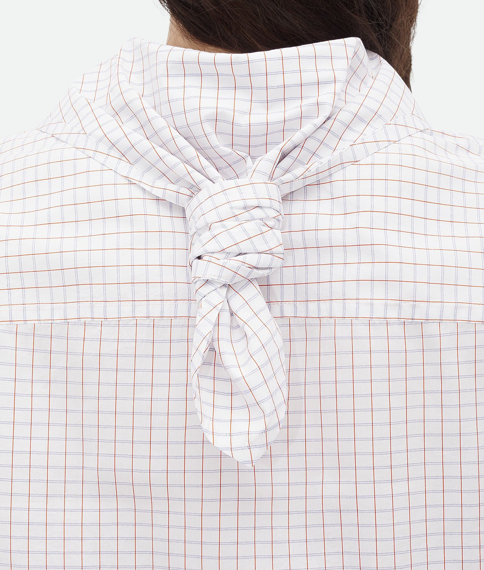 Bottega Veneta o1n1vont0625 Crisp Cotton Silk Check Bandana Shirt Size S / US 4 / IT 40 - 4 Thumbnail