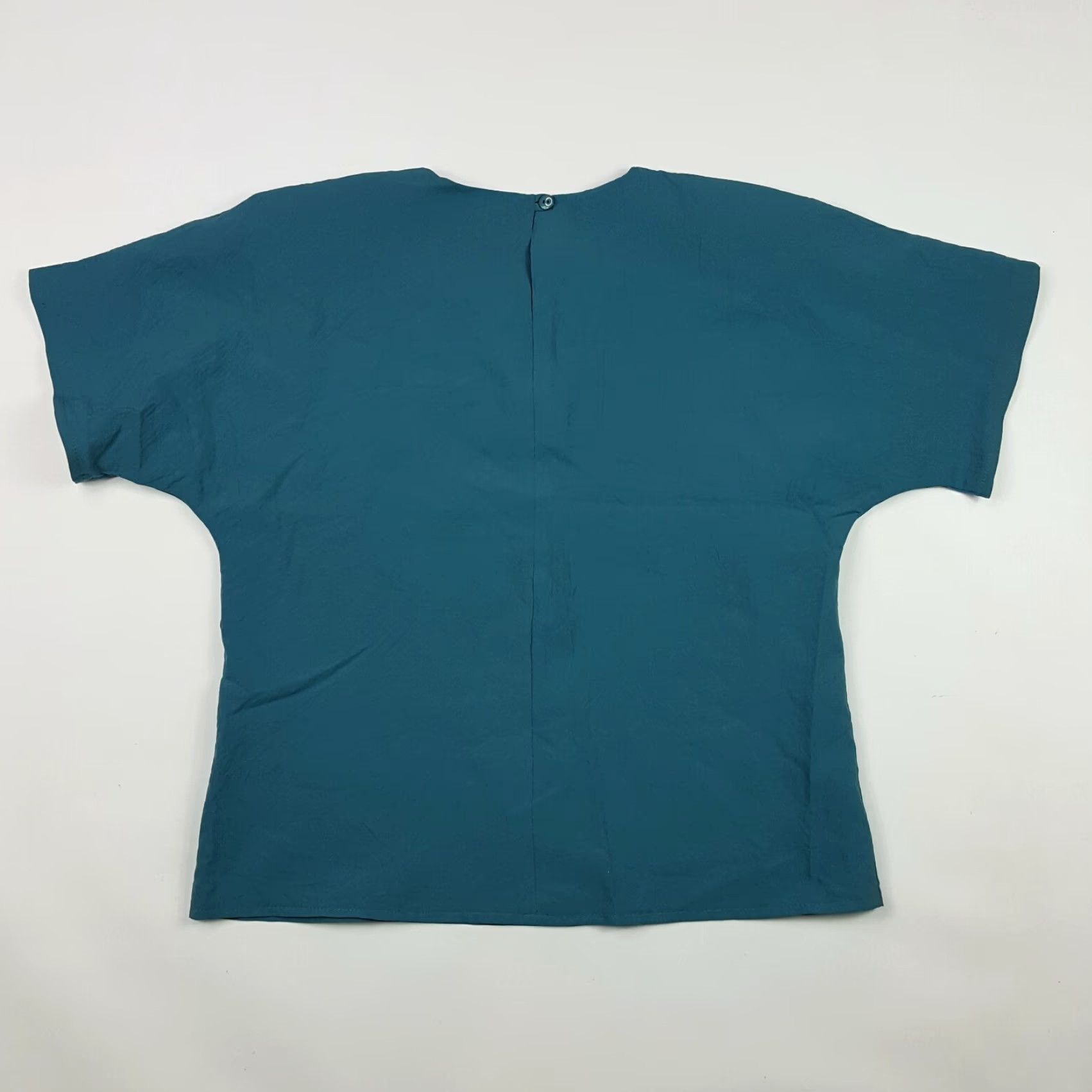 Altea Vintage Regal Women's Petite Small Teal Short Sleeve Golf Tennis Blouse Shirt Outdoor Athletic Cardigan? Size S / US 4 / IT 40 - 3 Thumbnail