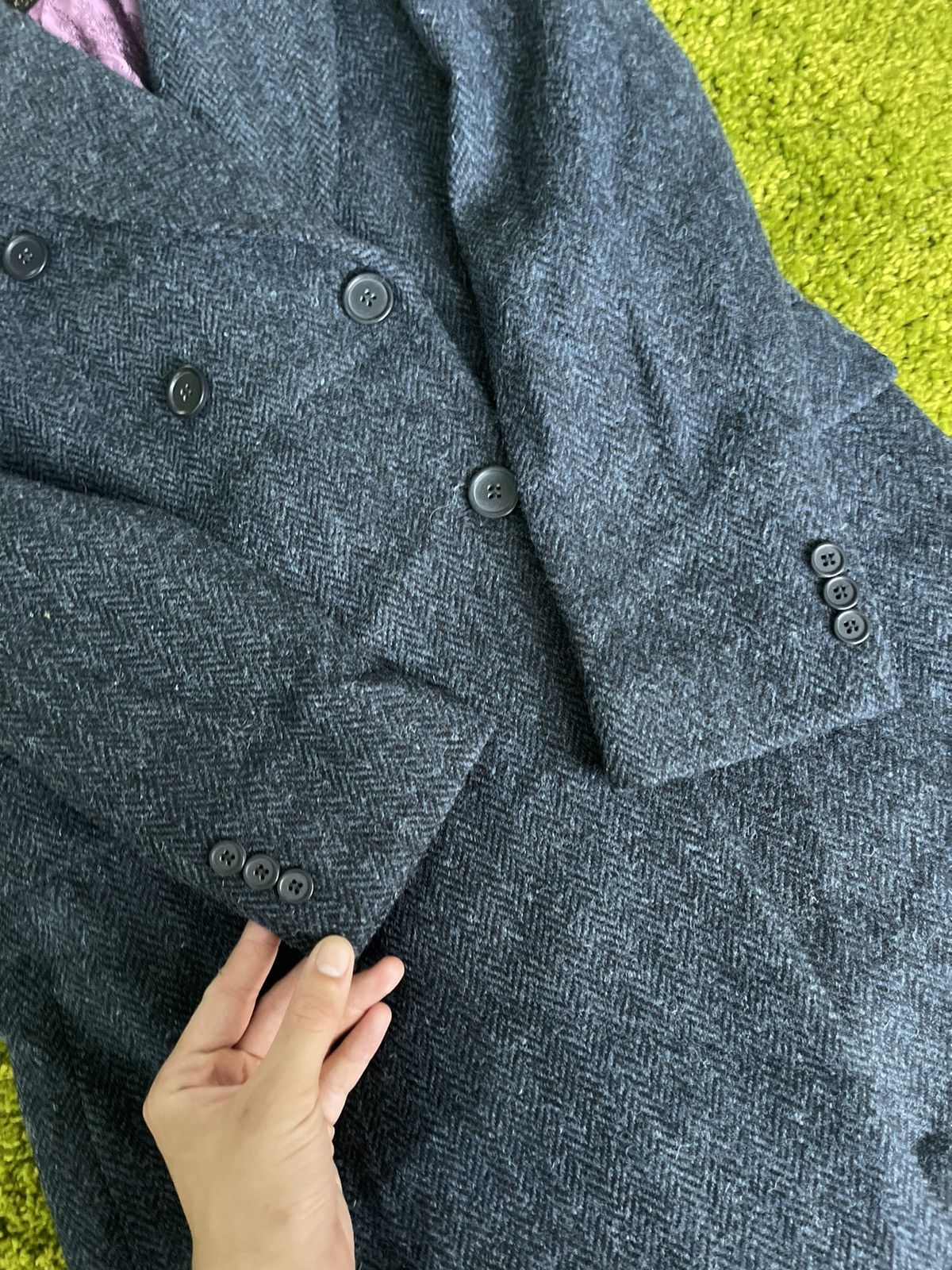 Designer × Harris Tweed Kiltane x Harris Tweed wool coat jacket Size L / US 10 / IT 46 - 12 Thumbnail