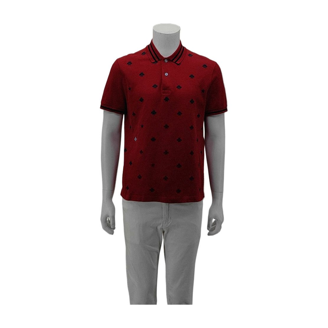 Gucci Gucci Bee Star Embroidered Polo Shirt US L Size US L / EU 52-54 / 3 - 1 Thumbnail