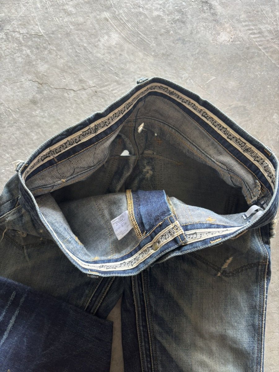 Number (N)ine DISTRESSED NUMBER (N)INE BIRDS DOUBLE KNEE CARPENTER DENIM Size US 32 / EU 48 - 8 Thumbnail