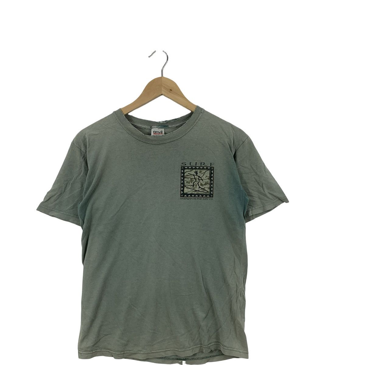 Vintage Vintage HAWAIIAN ISLAND Surf Co. Tribal Style Surfer Graphic Size US S / EU 44-46 / 1 - 5 Thumbnail