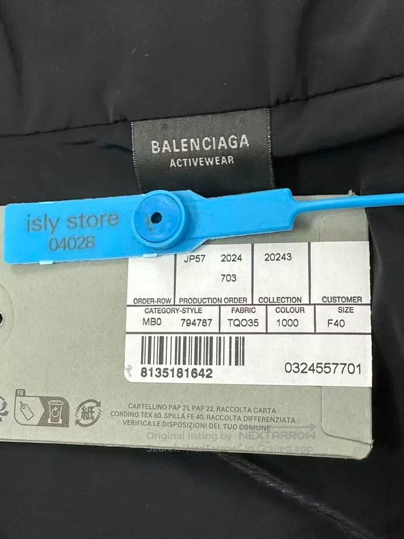 Balenciaga Balenciaga High Neck Removable Hooded Zip-Up Jacket, Black Size S / US 4 / IT 40 - 4 Thumbnail