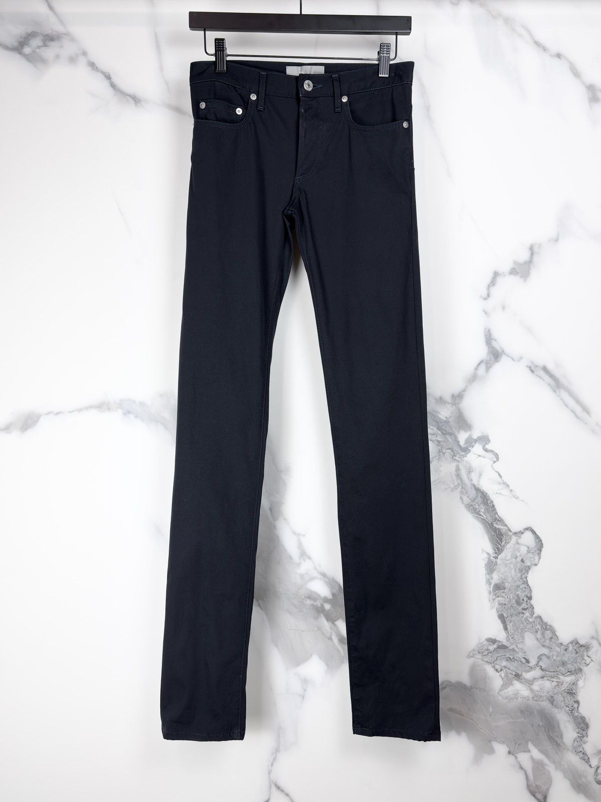 Dior SS08 Dior Homme Dark Navy Stretch Cotton Jeans Size US 26 / EU 42 - 1 Thumbnail