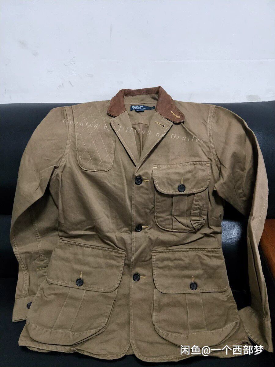 RRL Ralph Lauren Ralph Lauren Leather Patch Hunting Jacket Size US M / EU 48-50 / 2 - 1 Thumbnail