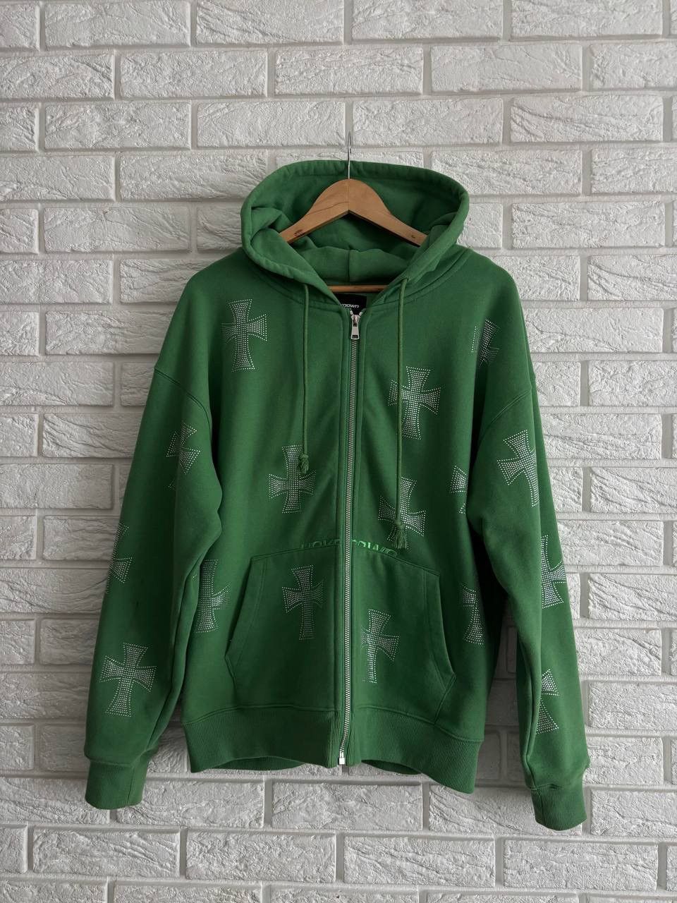 Unknown London Unknown London rhinestone zip up hoodie Size US S / EU 44-46 / 1 - 2 Thumbnail