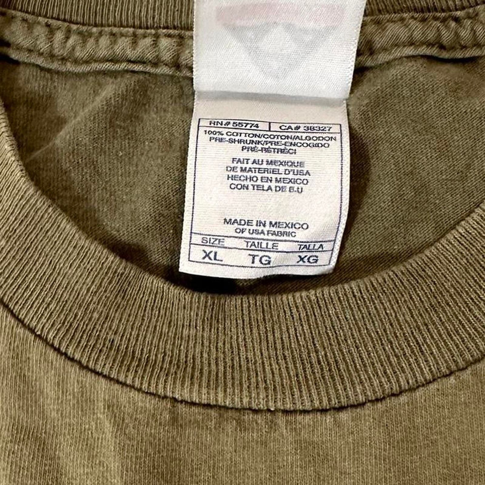 Vintage Vintage Olive Green Miller Light T Shirt Size US XL / EU 56 / 4 - 4 Thumbnail