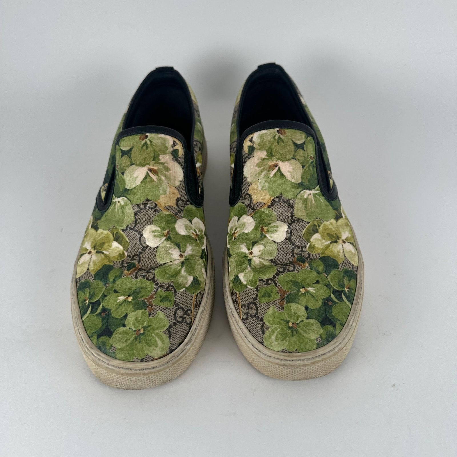 Gucci Bloom Green Slip-On Sneaker Size 12
