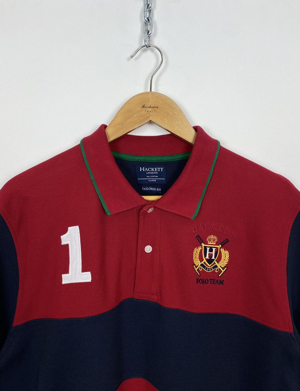 Hackett Hackett #1 Tailored Fit Short Sleeve Polo Shirt Size XL Red Size US XL / EU 56 / 4 - 2 Thumbnail