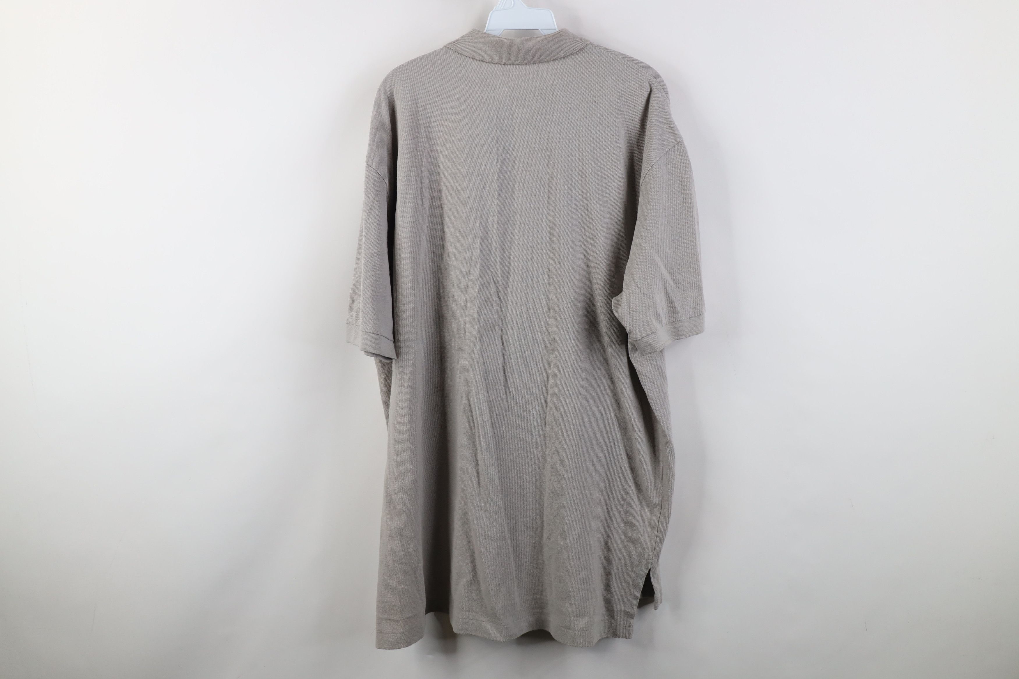 Ralph Lauren Deadstock Vintage 90s Ralph Lauren Knit Golf Polo Shirt Gray Size US XXL / EU 58 / 5 - 12 Thumbnail