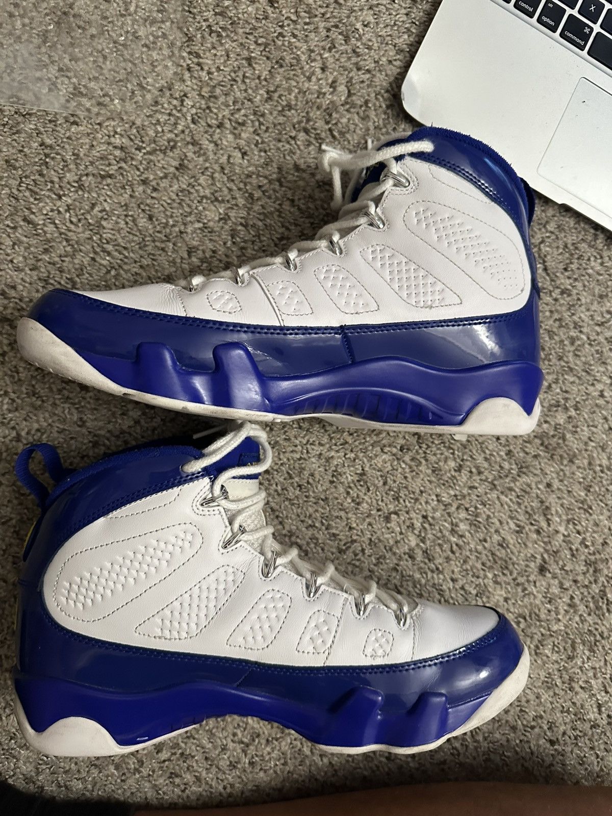 Nike Air jordan 9 kobe bryant lakers purple playoff - size 10.5 Size US 10.5 / EU 43-44 - 3 Thumbnail