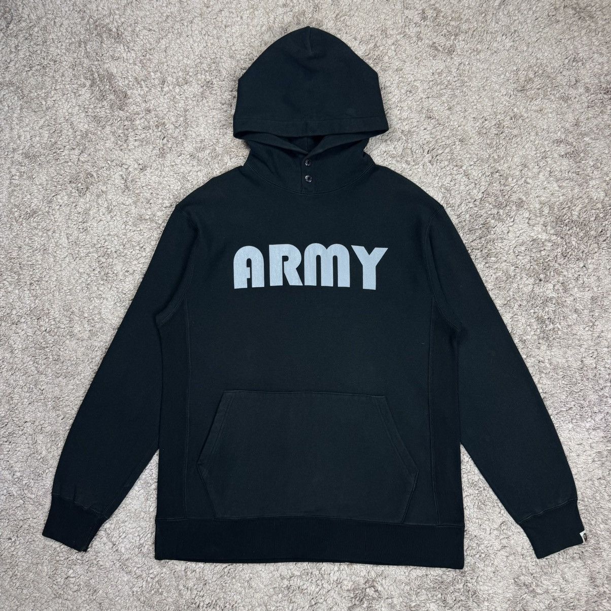 Bape Vintage Bape ARMY Hoodie Sweatshirt Size US L / EU 52-54 / 3 - 1 Thumbnail