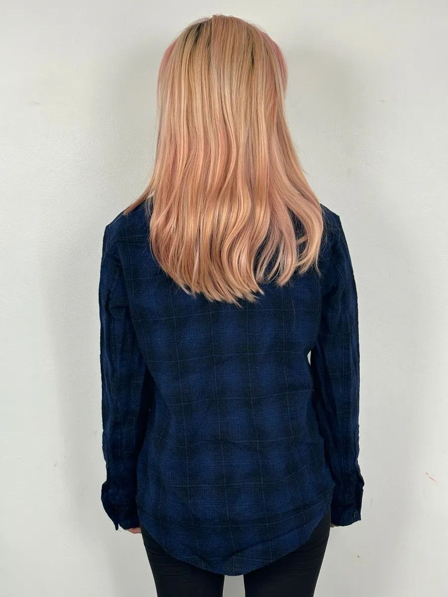 Saint Laurent Paris SS2016 Saint Laurent Blue & Black Checkered Shirt by Hedi Slimane Size US XS / EU 42 / 0 - 2 Thumbnail