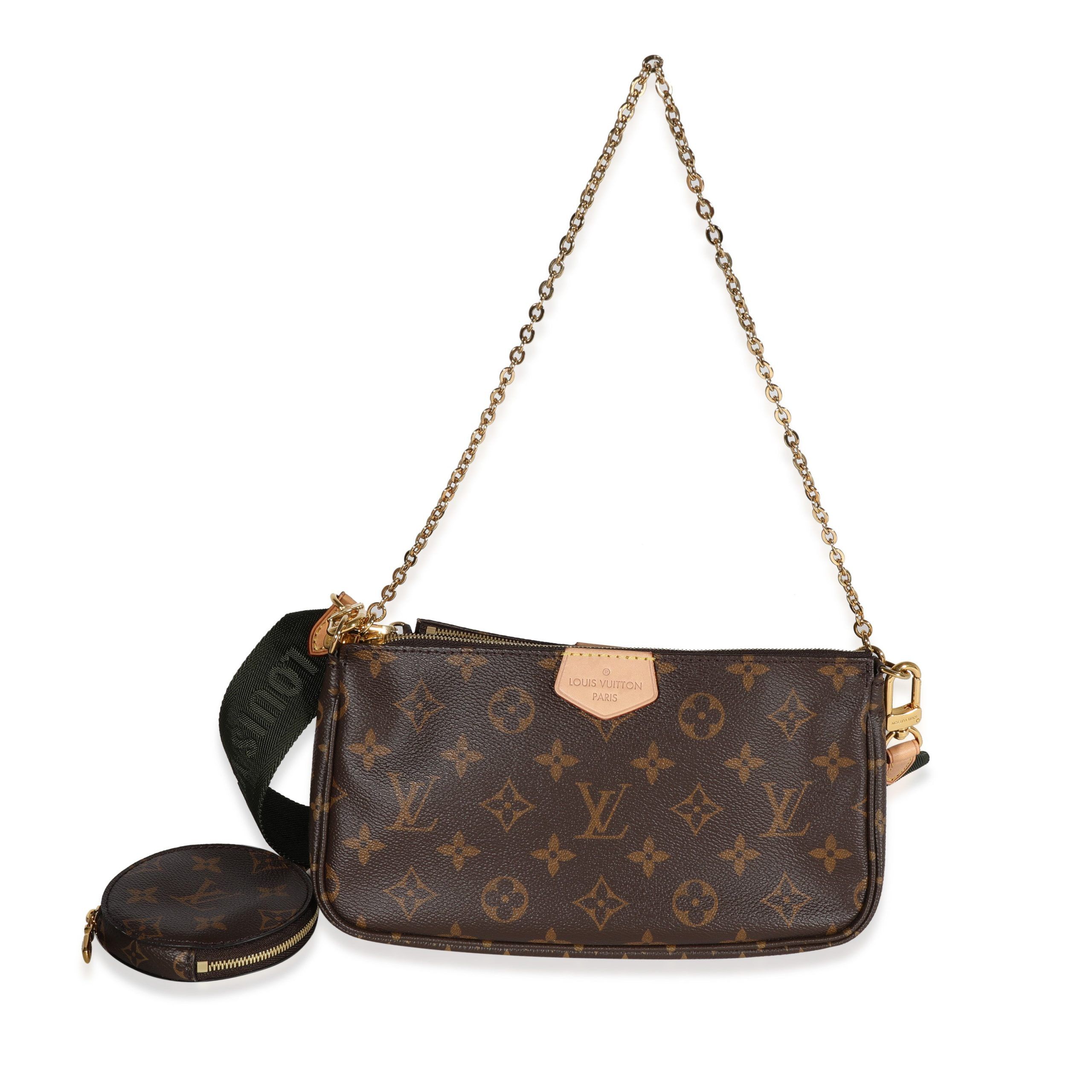 image of Louis Vuitton Monogram Canvas Multi-Pochette Accessoires in Brown, Women's