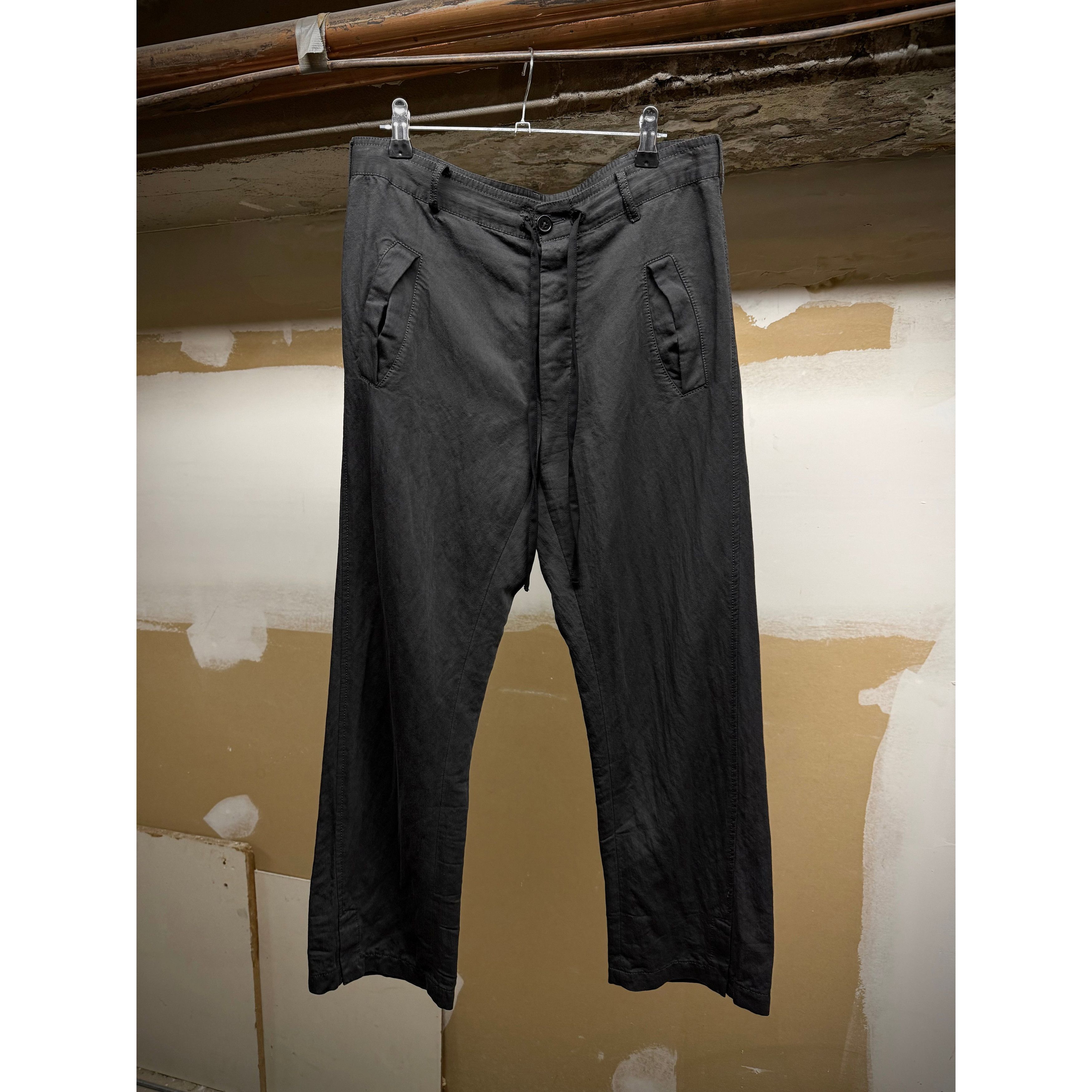 Ann Demeulemeester Ann Demeulemeester Early 00s Drawstring Cropped Riding Pants Size US 30 / EU 46 - 1 Thumbnail