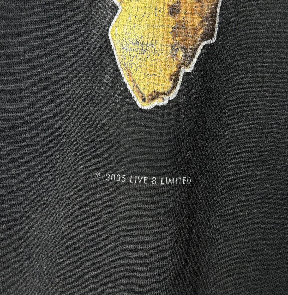 Fruit Of The Loom 2005 Live 8 Limited Y2K Concert T-Shirt size L Size US L / EU 52-54 / 3 - 5 Thumbnail