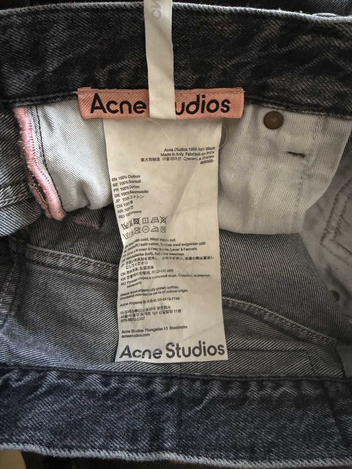 Acne Studios Acne studios 1989 ash black Size US 30 / EU 46 - 6 Thumbnail