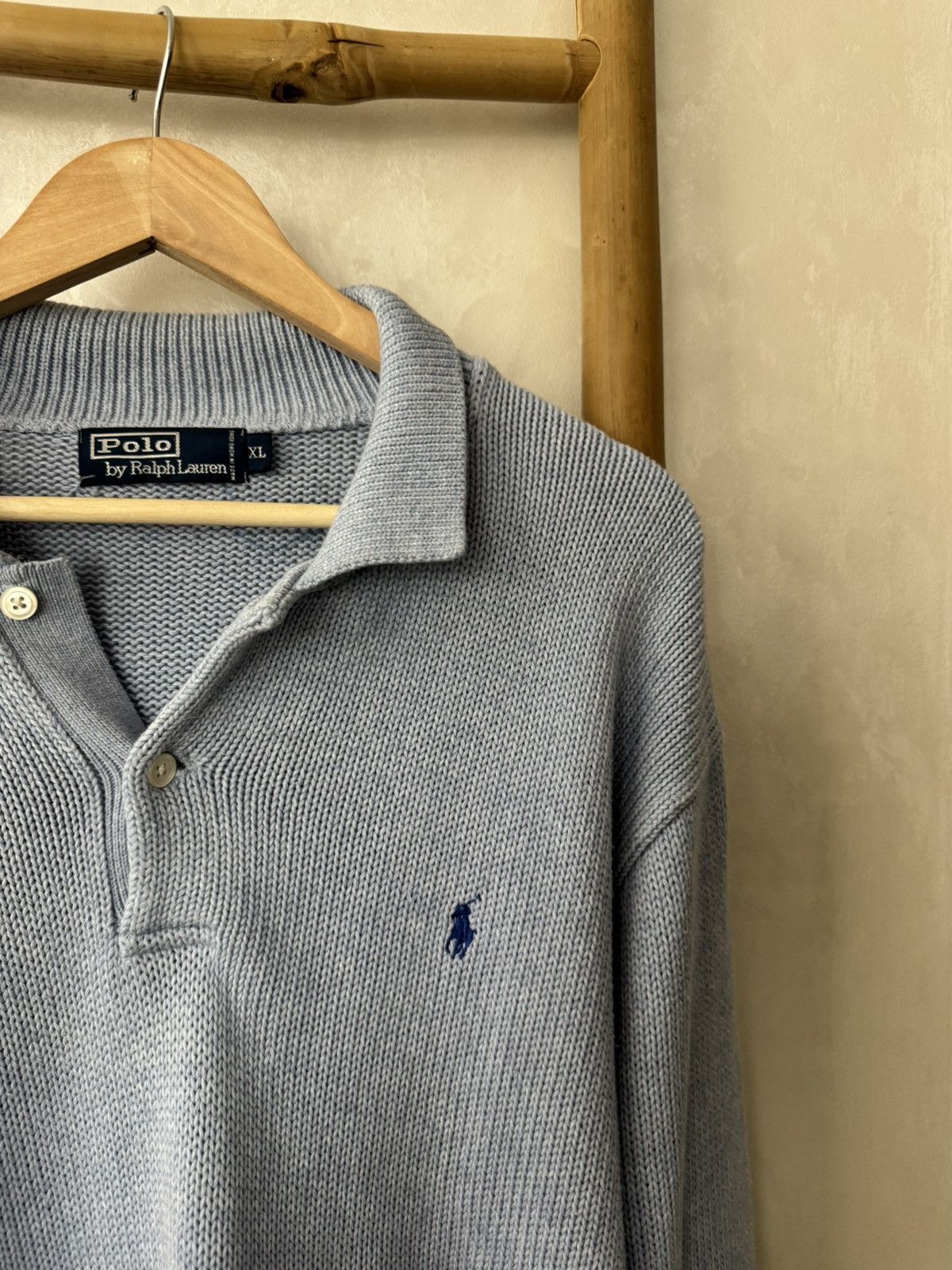 Polo Ralph Lauren × Ralph Lauren × Vintage Polo Ralph Lauren Vintage Cropp Knit Size XL / US 12-14 / IT 48-50 - 7 Thumbnail