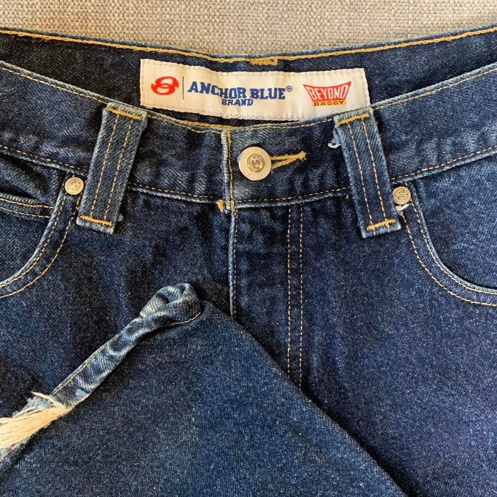 Anchor Blue Y2K Anchor blue Beyond Baggy Denim Jeans Size US 29 - 1 Thumbnail