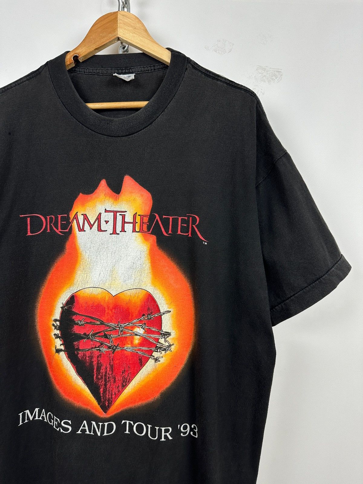 Band Tees 1993 Vintage Dream Theater Images And European Tour T-Shirt Size US XL / EU 56 / 4 - 6 Thumbnail