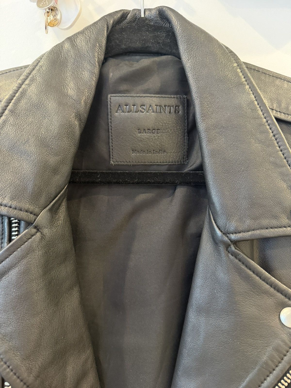 Allsaints All Saints Biker Jacket Size US L / EU 52-54 / 3 - 3 Thumbnail
