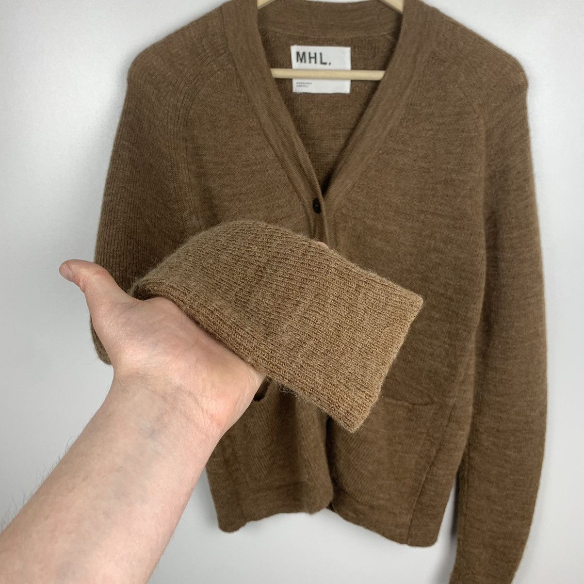 Margaret Howell Designer Margaret Howell Wool Cardigan Button Up Sweater Size XS / US 0-2 / IT 36-38 - 9 Thumbnail