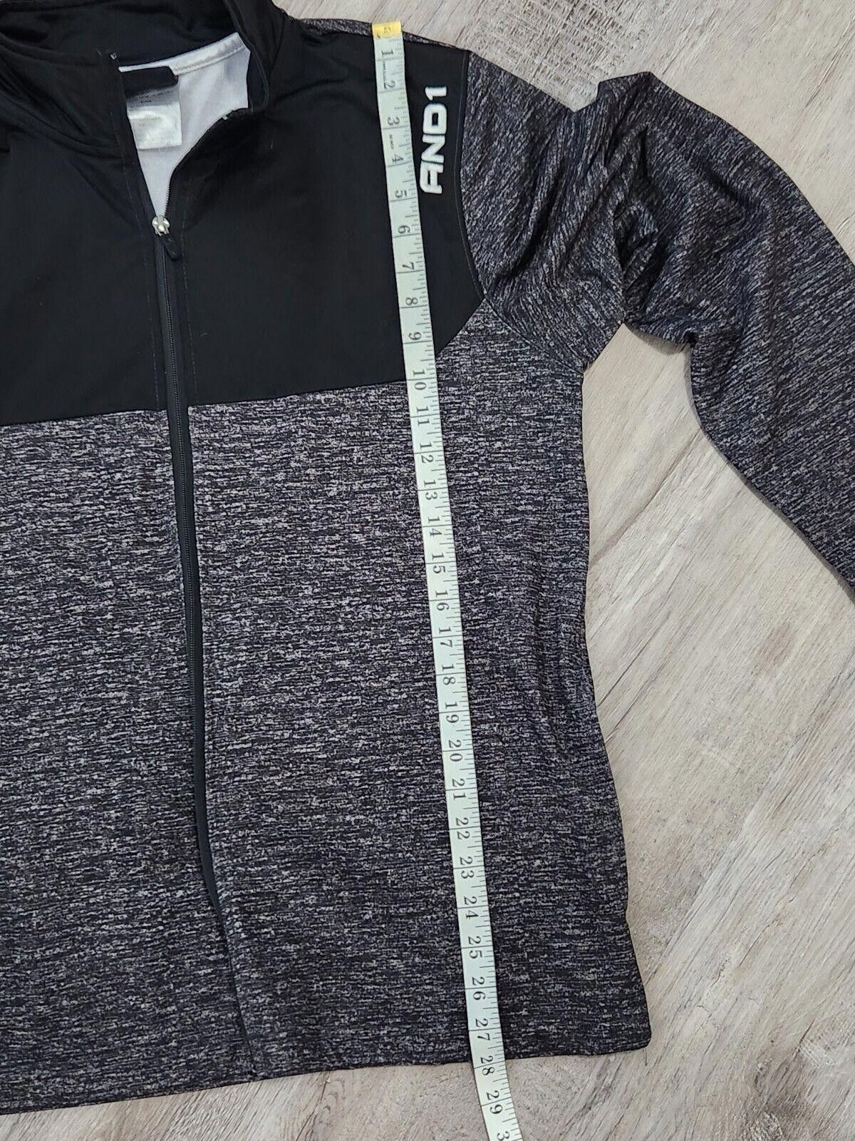 JW Anderson And1 Jacket Grey Mens Large Heathered Zip Up Sweatshirt Size US L / EU 52-54 / 3 - 3 Thumbnail