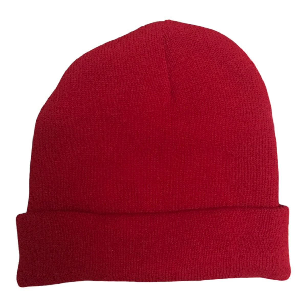 Comme Des Fuck Down × Japanese Brand Comme des Fuck Down Red Beanie Size ONE SIZE - 3 Thumbnail
