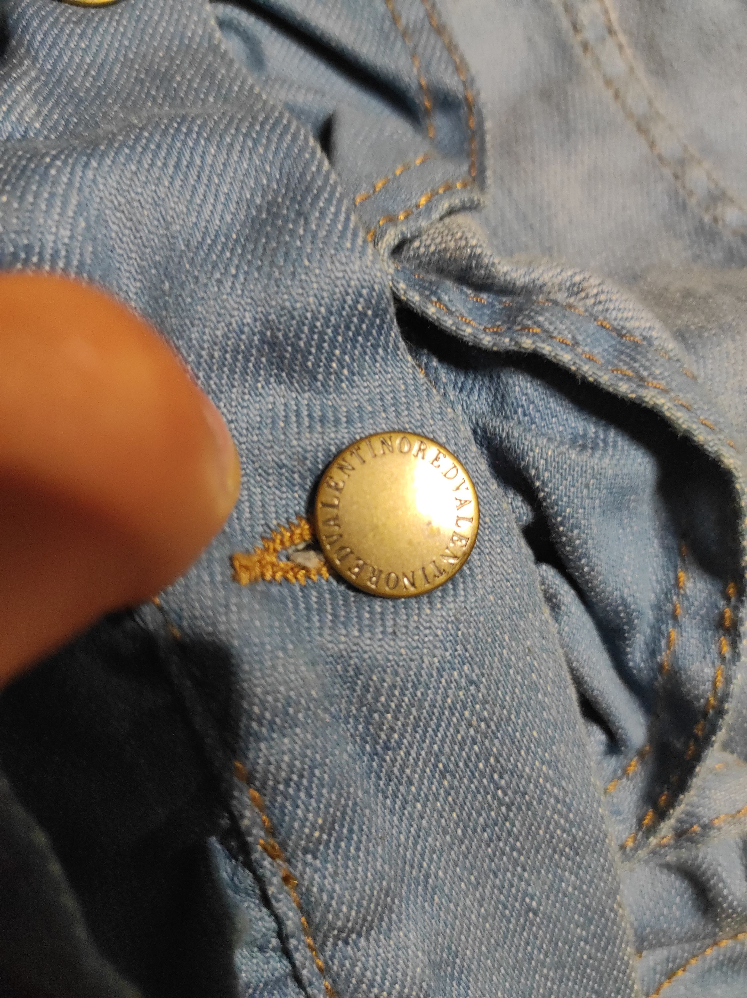 Valentino **NEW! Valentino Denim Jeans Jacket** Size S / US 4 / IT 40 - 3 Thumbnail