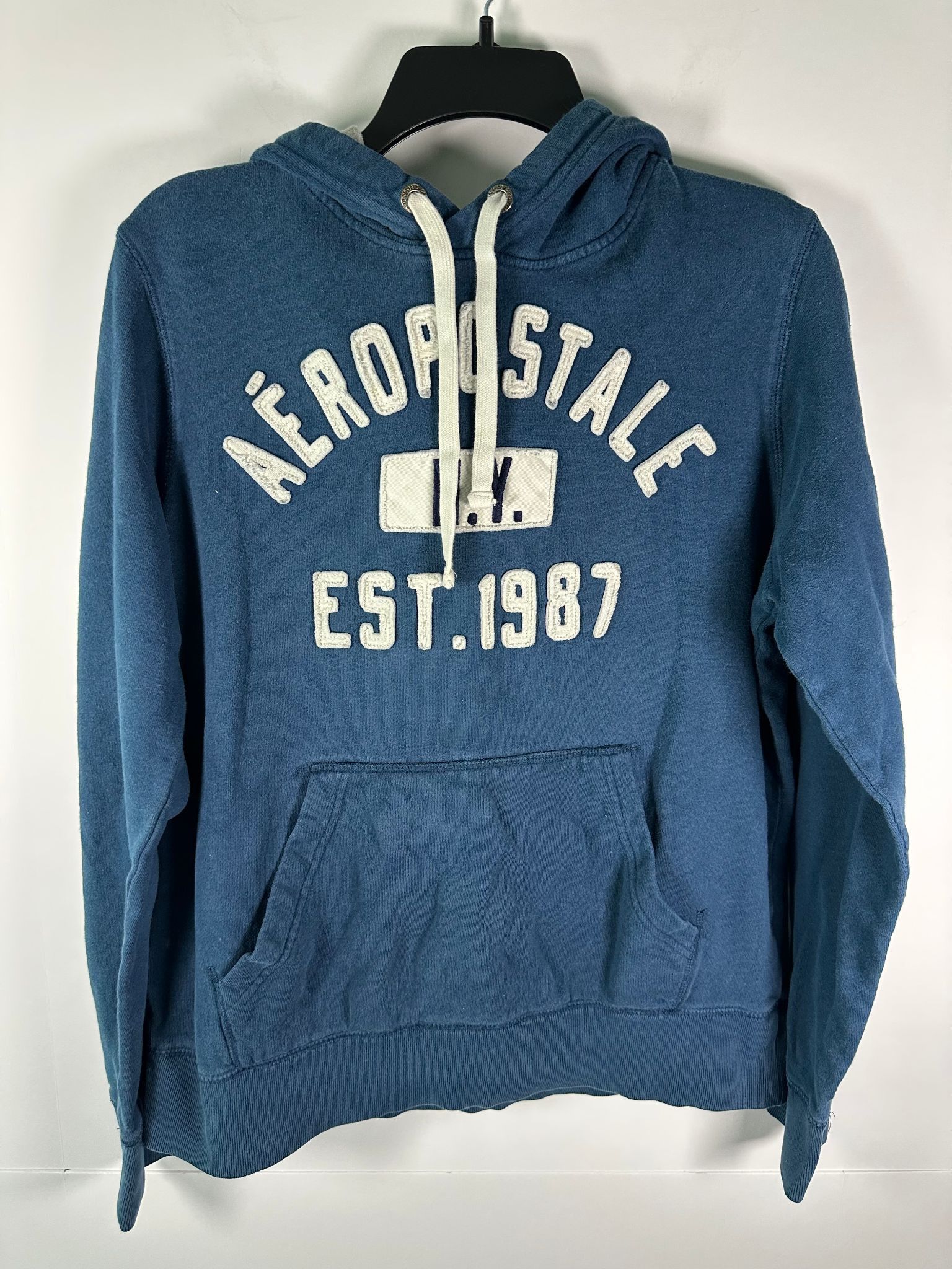 Aeropostale Aeropostale Hoodie Womens M Pullover Hooded Sweatshirt Blue Size M / US 6-8 / IT 42-44 - 1 Thumbnail