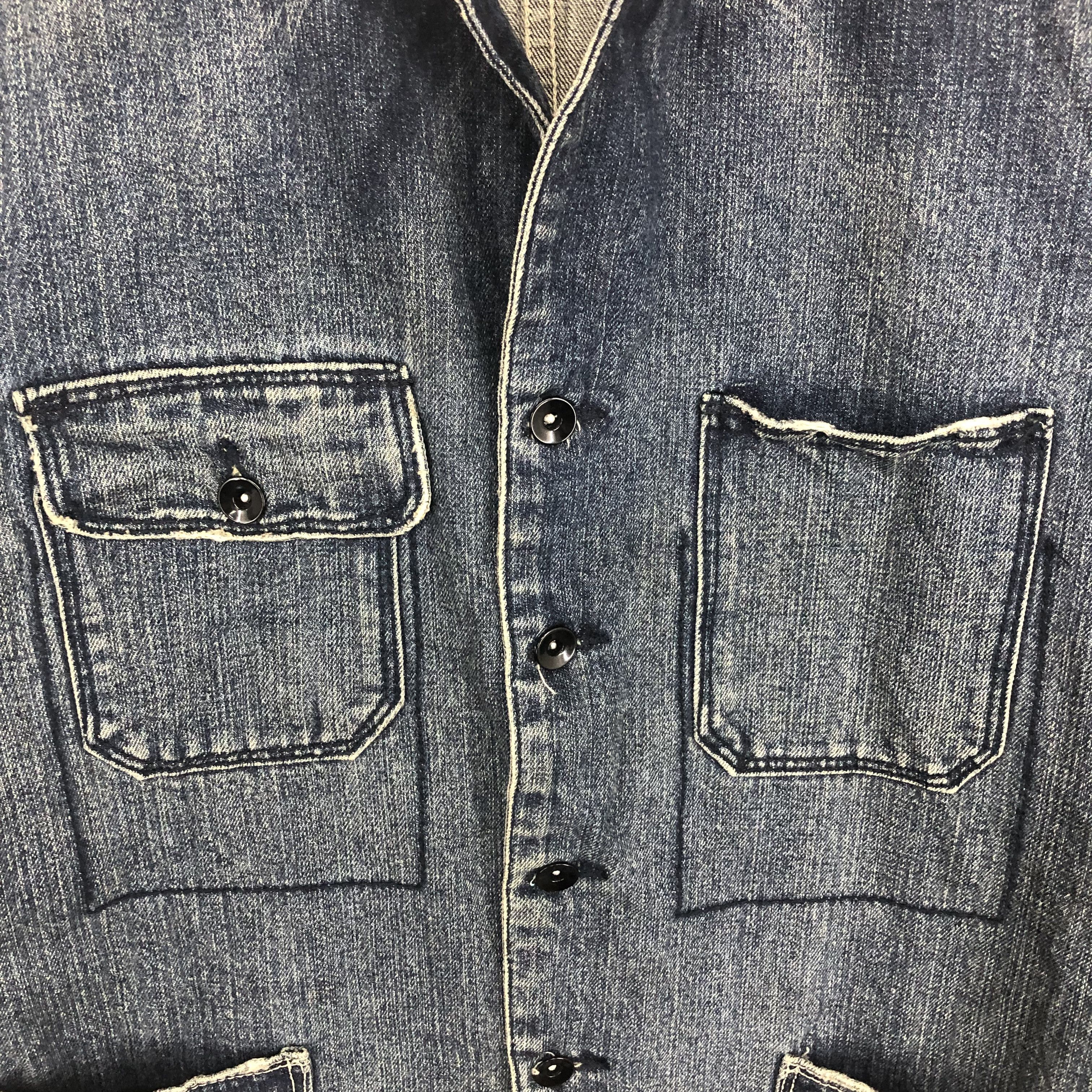 Japanese Brand × Vintage Vintage Japanese Workwear Denim Jacket Size US M / EU 48-50 / 2 - 4 Thumbnail