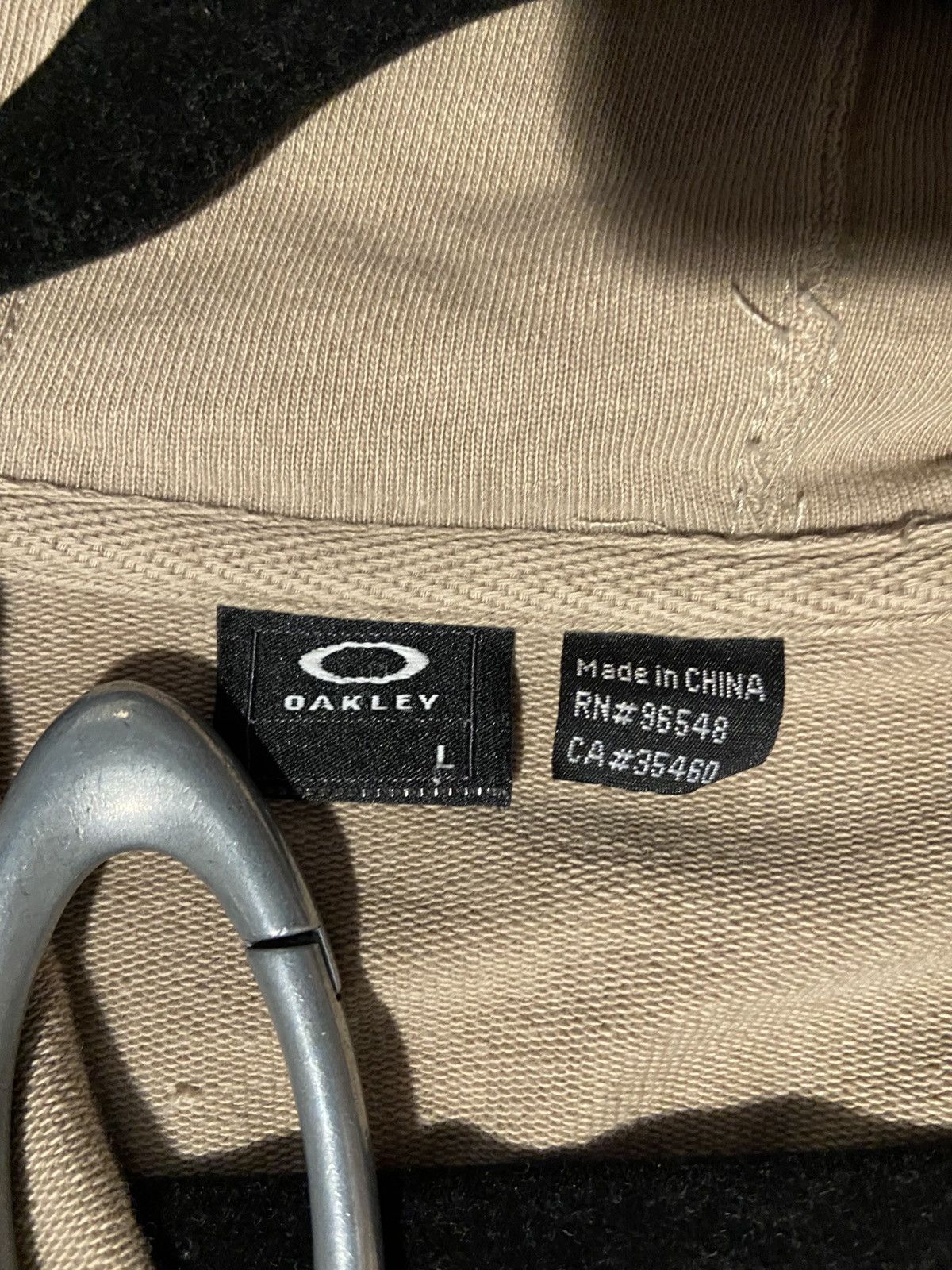 Oakley × Vintage 2007 Oakley Geometric Pattern Zip Up Hoodie Size US L / EU 52-54 / 3 - 2 Thumbnail