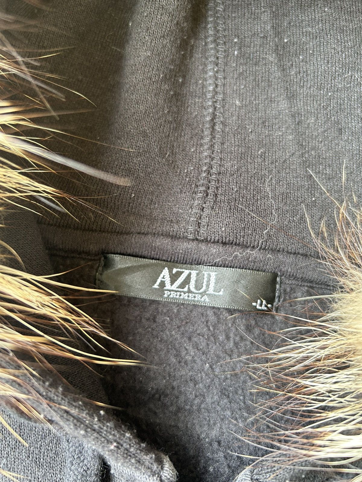 Japanese Brand Azul japanese style fur zip hoodie Size US L / EU 52-54 / 3 - 8 Thumbnail
