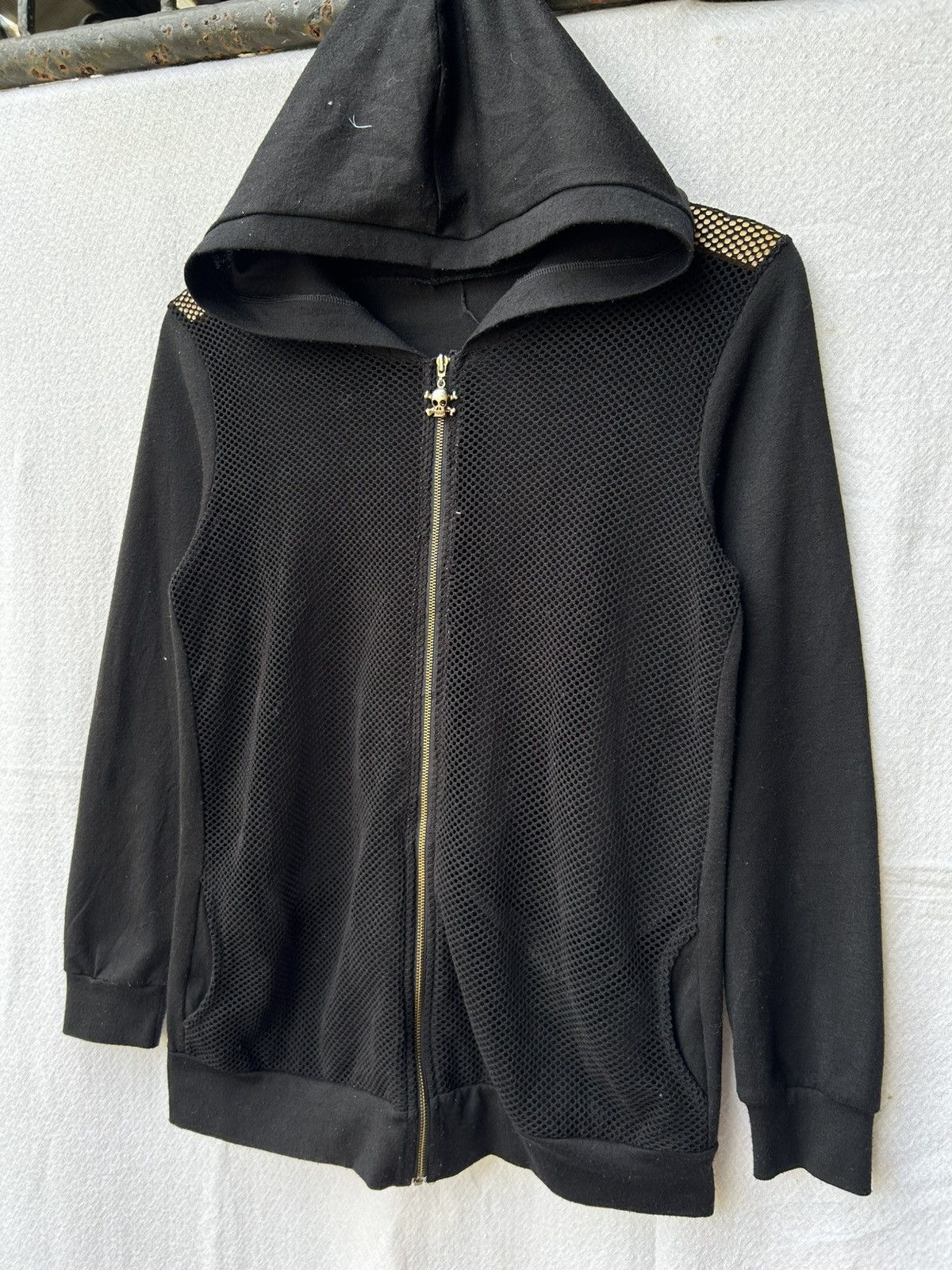 Hysteric Glamour × If Six Was Nine × Japanese Brand Vampire Issue Of Beach Skull Hoodie Open Fishnet Size US M / EU 48-50 / 2 - 4 Thumbnail