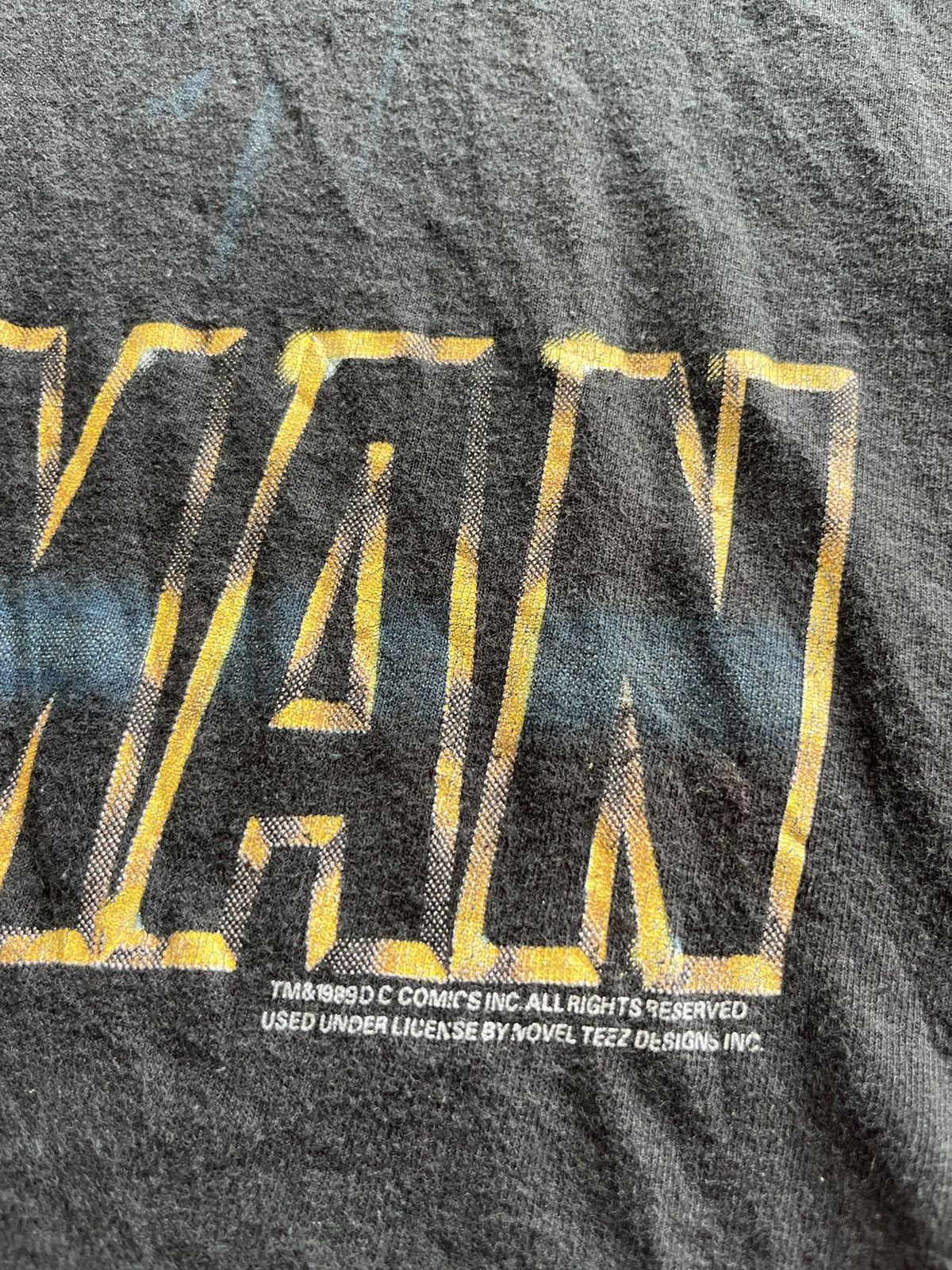 DC Comics × Vintage Vintage BATMAN 1989’s DC COMICS Novel Teez Design Tshirt Size US S / EU 44-46 / 1 - 6 Thumbnail