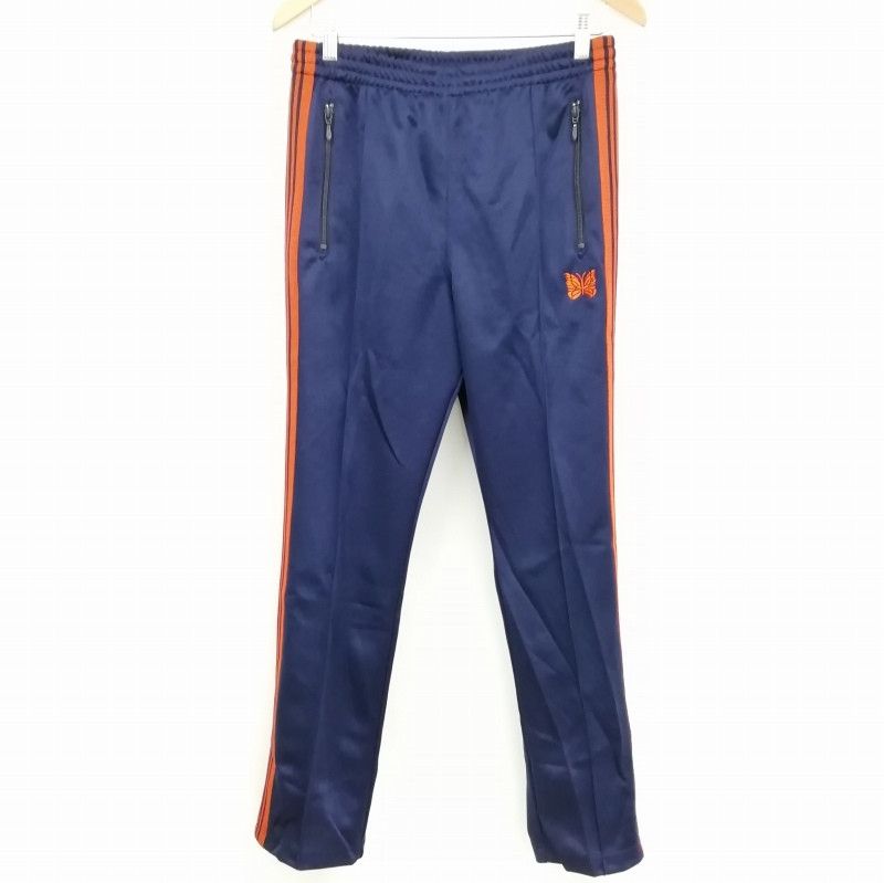 Sweat Pants Zip Pocket Tape Polyester Navy