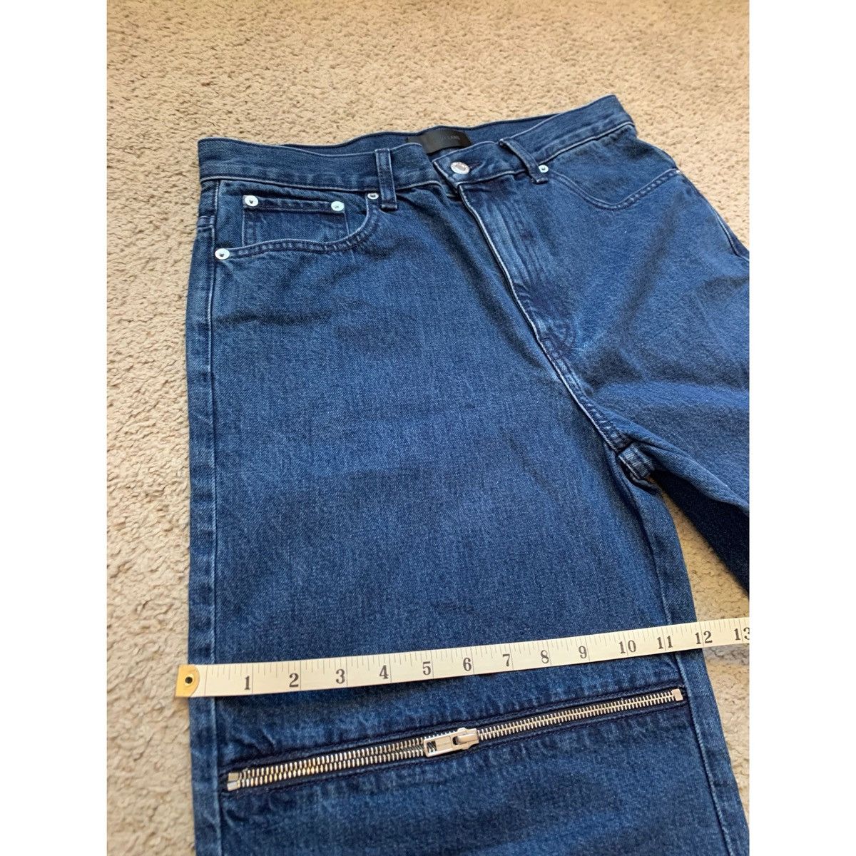 Helmut Lang HELMUT LANG ZIPPER WIDE JEANS Size US 32 / EU 48 - 21 Thumbnail