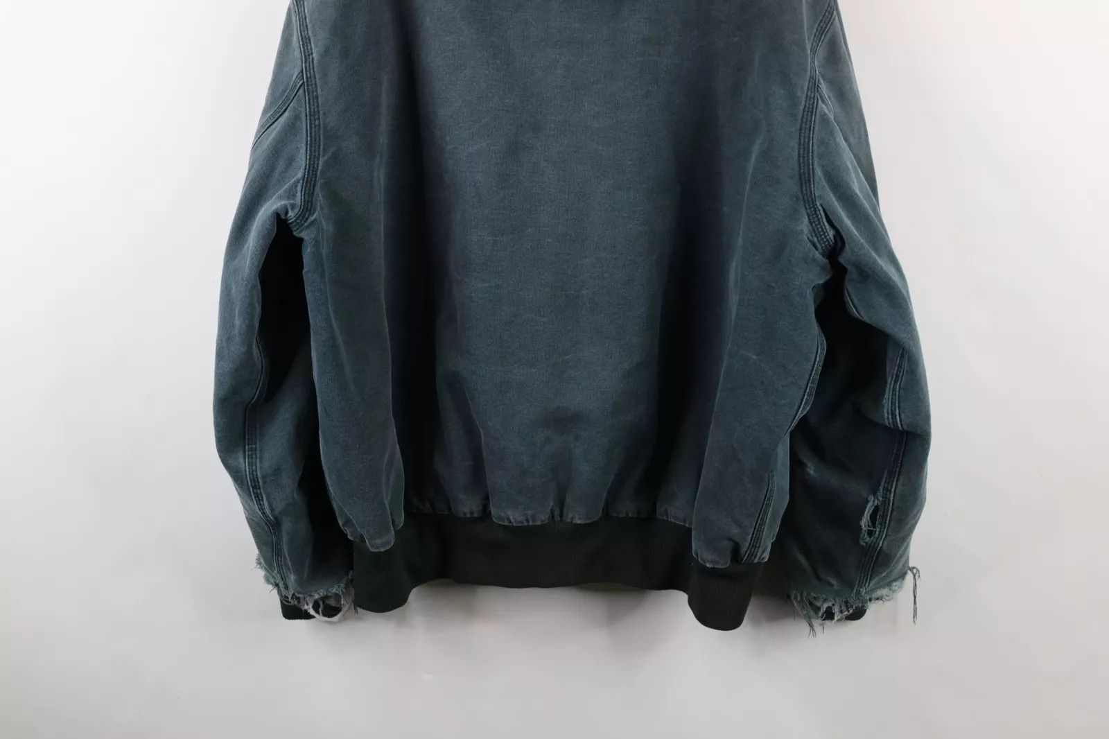 Carhartt Vintage 90s Carhartt Canvas Hooded Jacket Green USA 3XL Size US XXL / EU 58 / 5 - 18 Thumbnail