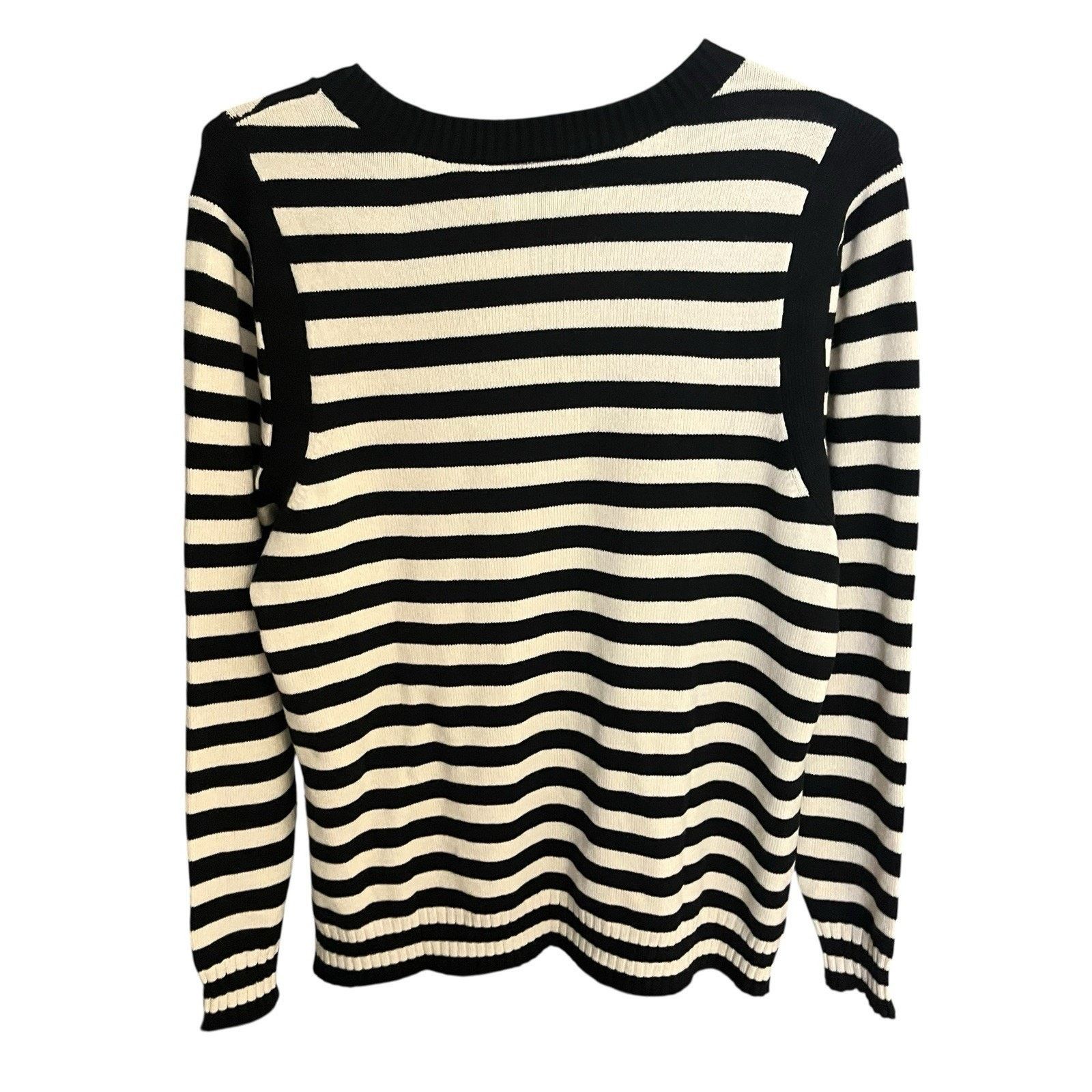 Other Lane Bryant women's 18/20 knit long sleeve striped sweater Size XXL / US 16-18 / IT 52-54 - 2 Thumbnail