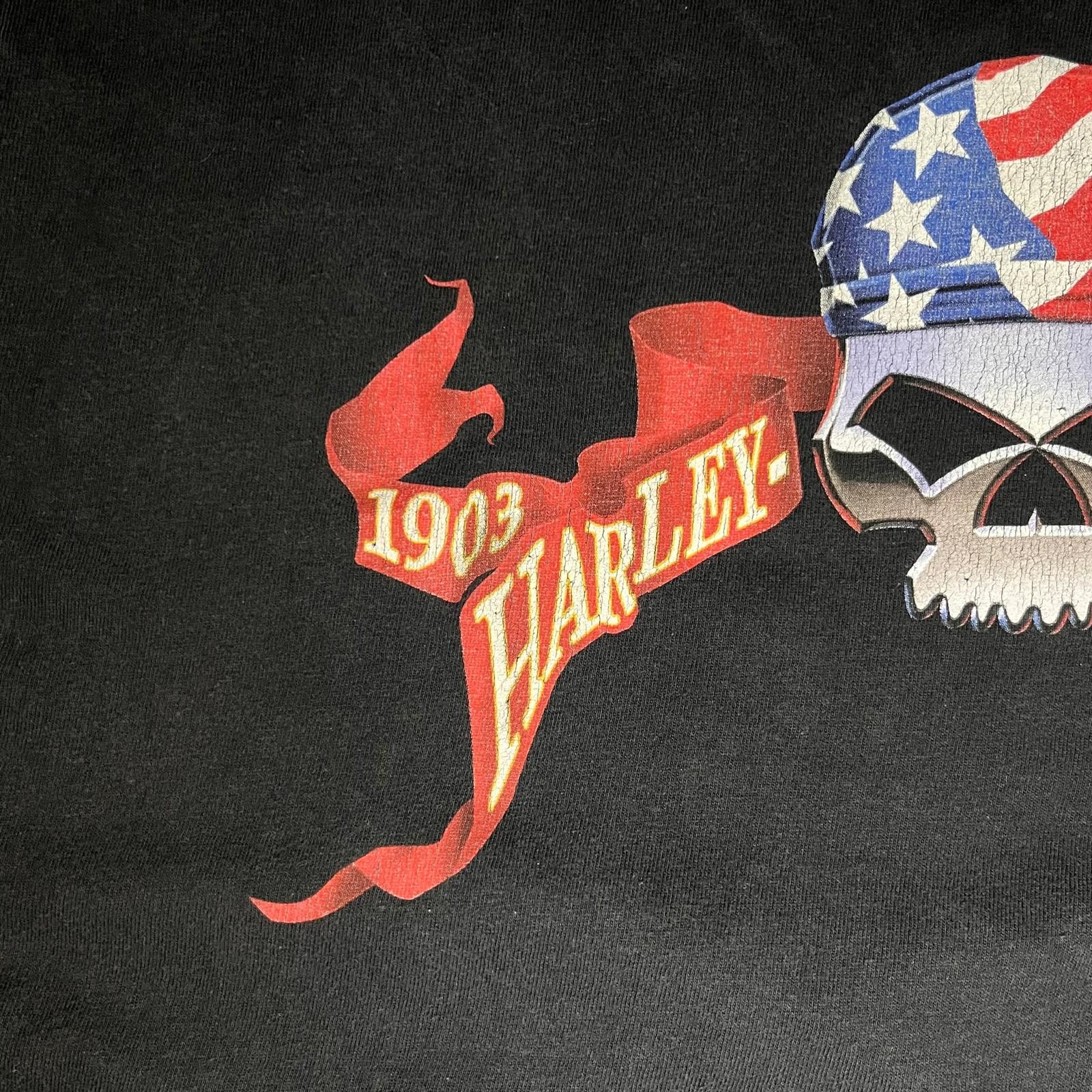 Harley Davidson 🏍️ Harley-Davidson Skull Graphic Tee – XL Size US XL / EU 56 / 4 - 5 Thumbnail