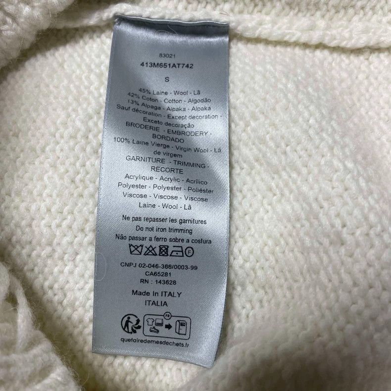 Dior Dior SS24 Small Dinosaur Knit Sweater-2506 Size S / US 4 / IT 40 - 5 Thumbnail