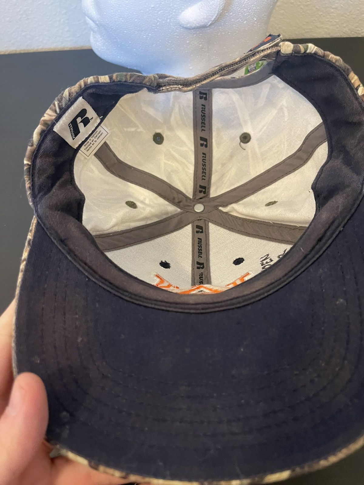 Russell Athletic × Vintage University of Auburn Tigers Camo Hat Russell Brand Size ONE SIZE - 6 Thumbnail