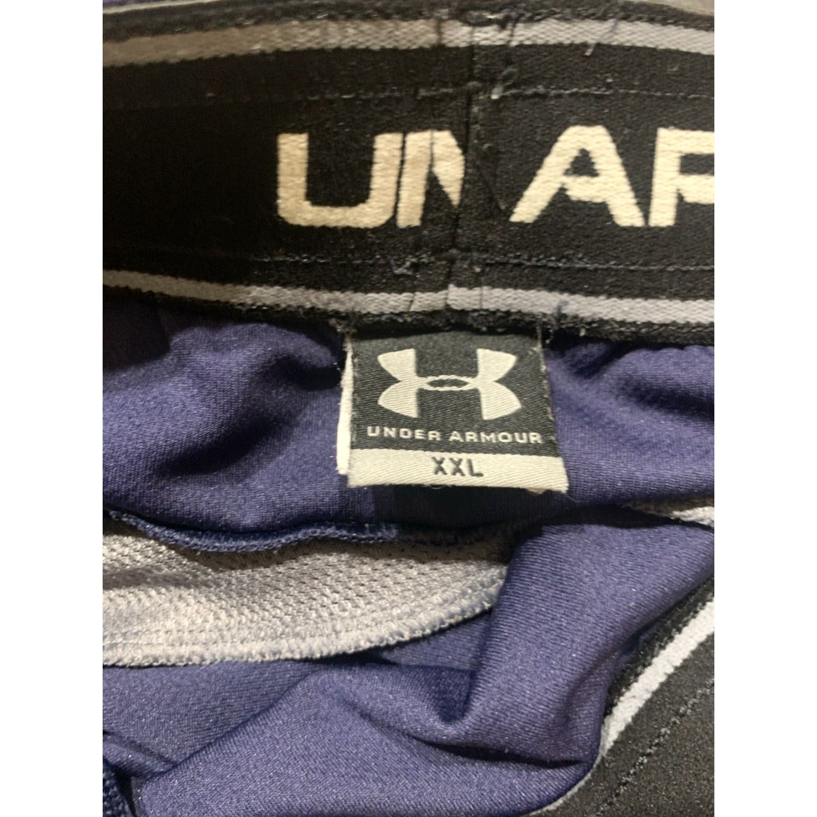 Under Armour Under Armour Basketball Shorts Mens 2XL XXL Blue Loose Athletic Active Outdoor Size US 39 - 5 Thumbnail