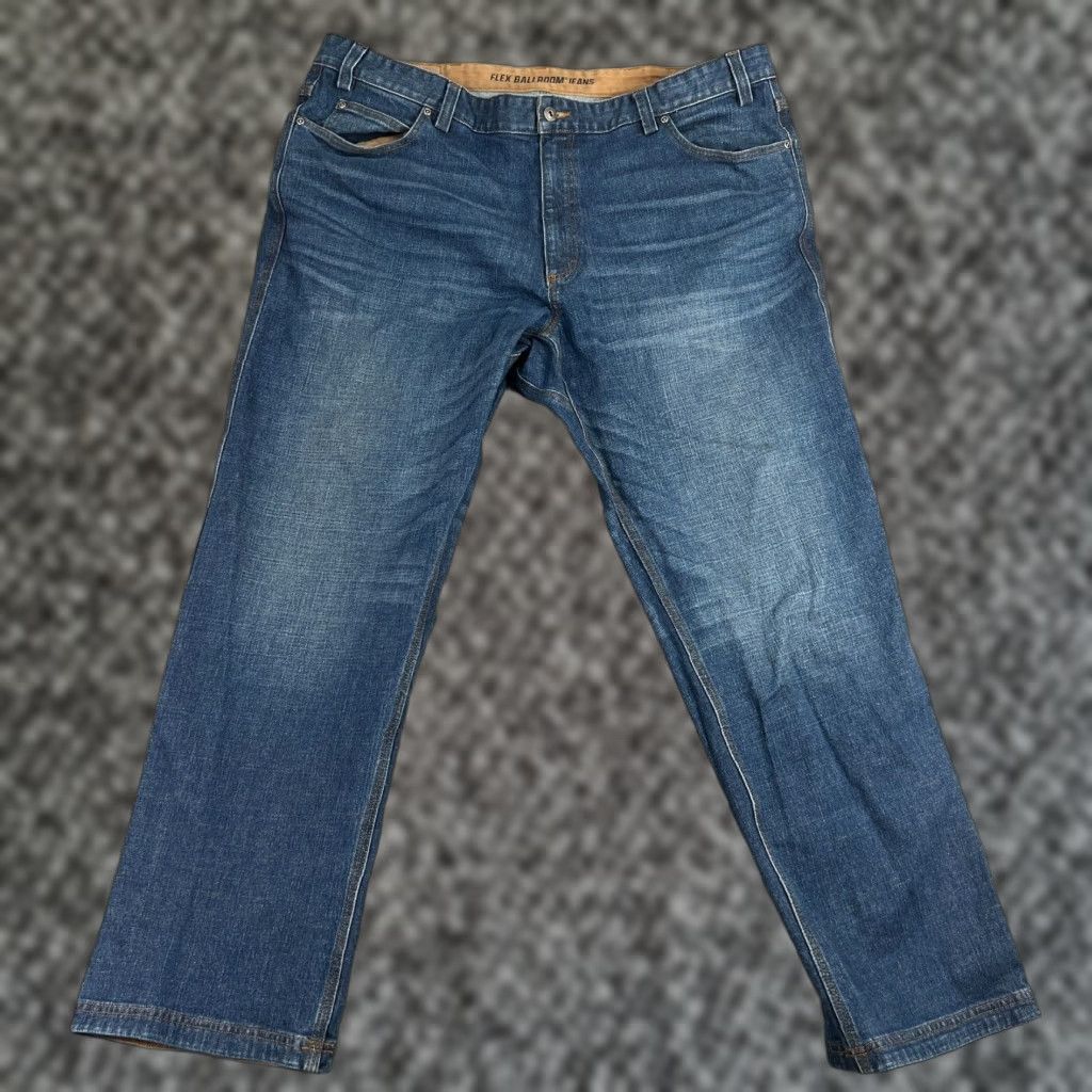 Vintage Vintage Duluth Trading Ballroom Flex Jeans Size 44x32 Men Relaxed Fit Denim Blue Size US 44 / EU 60 - 1 Thumbnail