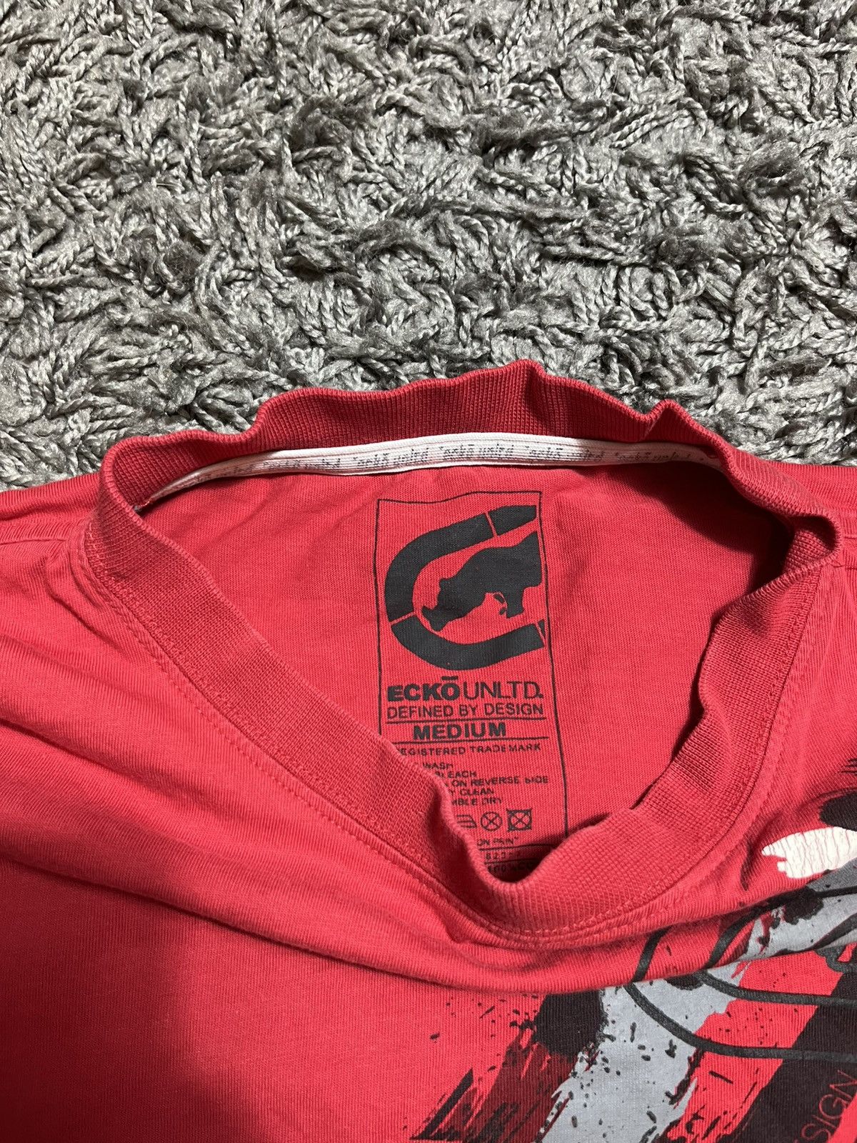 Ecko Unltd. × Vintage ECKO UNLMTD VINTAGE Y2K SKATEBOARD PRINTED RED T-SHIRT Size US M / EU 48-50 / 2 - 4 Thumbnail