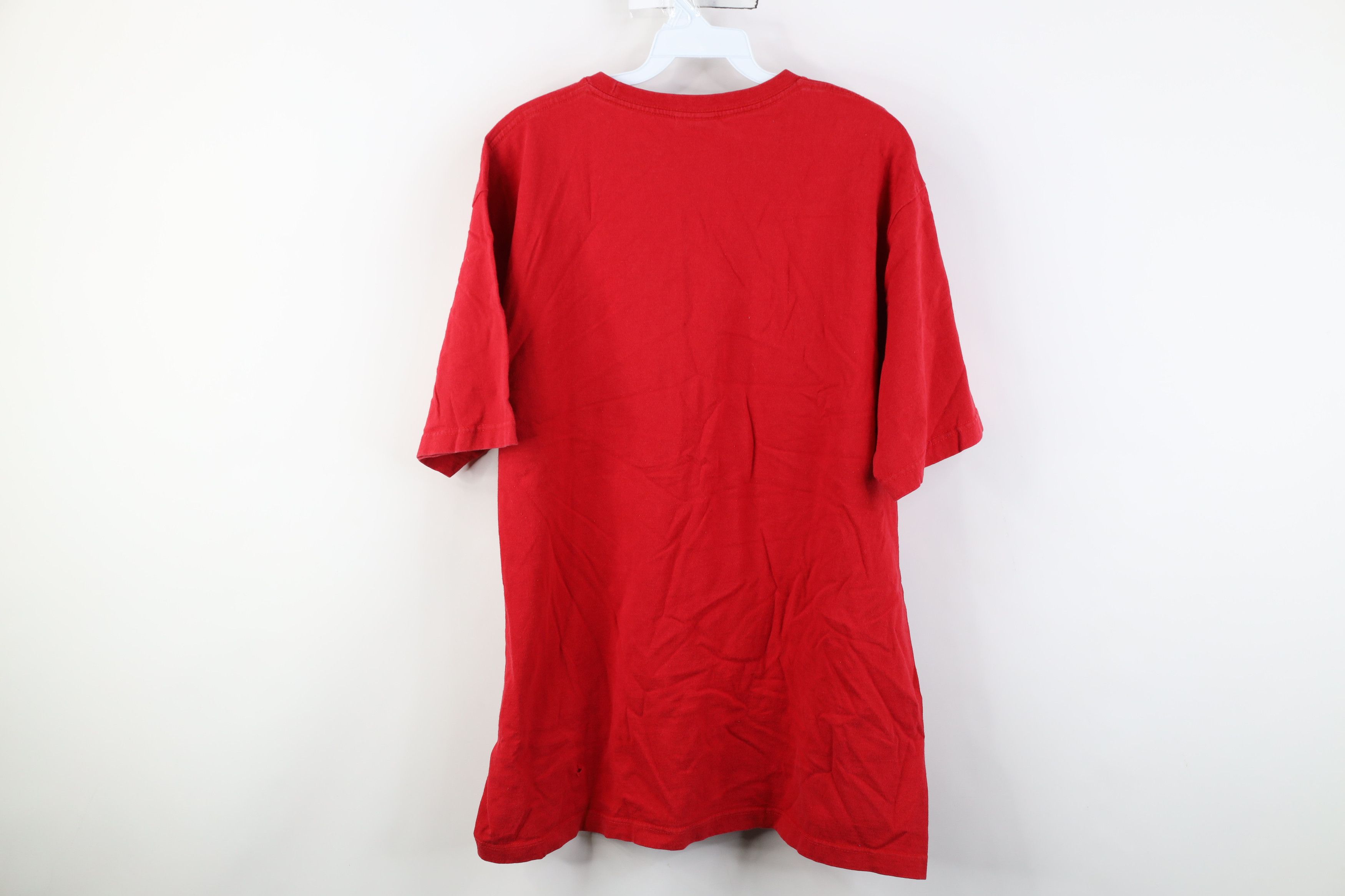 Ralph Lauren Vintage 90s Chaps Ralph Lauren Spell Out Crest T-Shirt Red Size US L / EU 52-54 / 3 - 10 Thumbnail