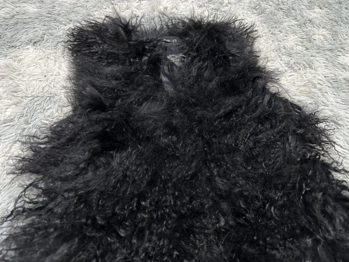 If Six Was Nine 🔥Sick Y2K Duras Black Fur Vest Opium Goth Punk Size US S / EU 44-46 / 1 - 2 Thumbnail