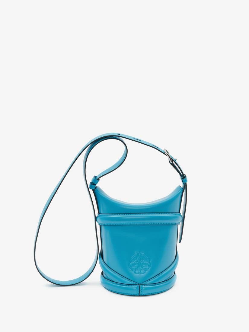 Alexander McQueen o1w1db10925 Size: OS/The Curve Mini in Blue Size ONE SIZE - 2 Thumbnail