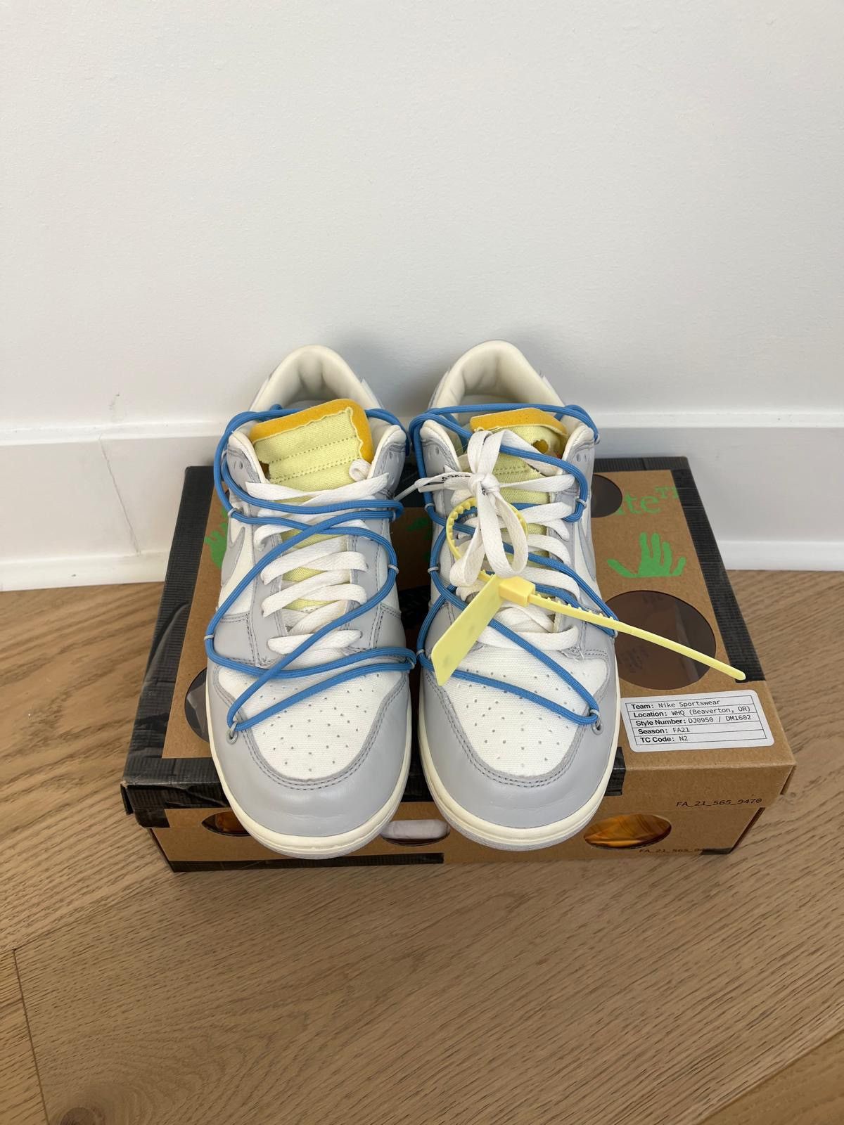 Nike Nike OW Dunk Low Size US 9.5 / EU 42-43 - 2 Thumbnail